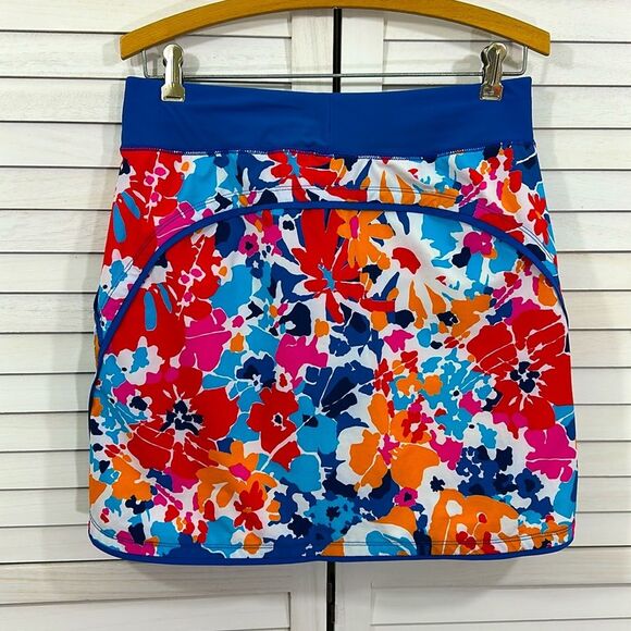 Lands End Swim Size 6 Board Skort Active Tropical - Picture 5 of 10